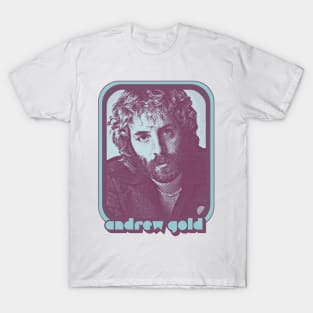 Andrew Gold /  / 80s Retro Aesthetic Fan Art Design T-Shirt